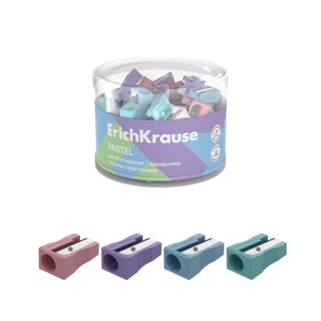 taille-crayon plastique couleurs assorties