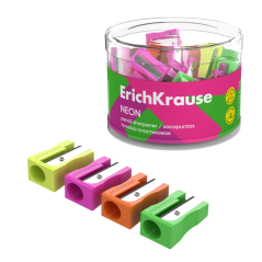 taille-crayon plastique couleurs assorties