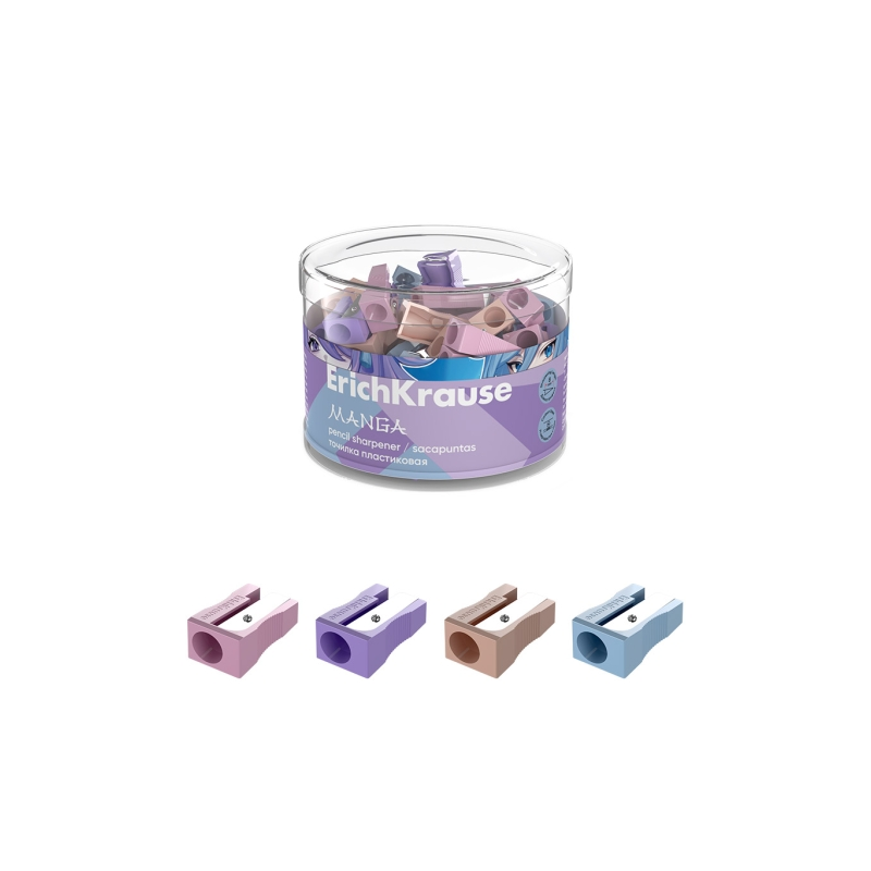 Taille-crayon plastique ErichKrause EasySharp 8 mm assorti