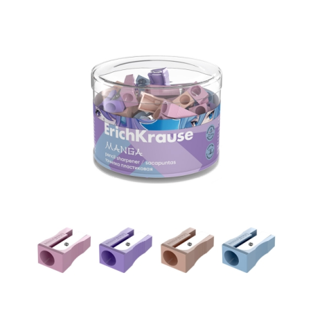 taille-crayon plastique couleurs assorties