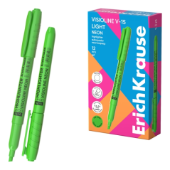 Surligneur vert pointe biseautée ErichKrause