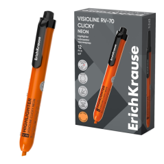 surligneur orange rétractable ErichKrause