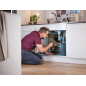 Lampe LED magnétique rechargeable Rapid The Inspector bleu/noir