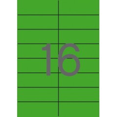✅ Apli Permanent Green Labels 105,0 x 37,0 mm 20 Feuilles couleur vert en stock