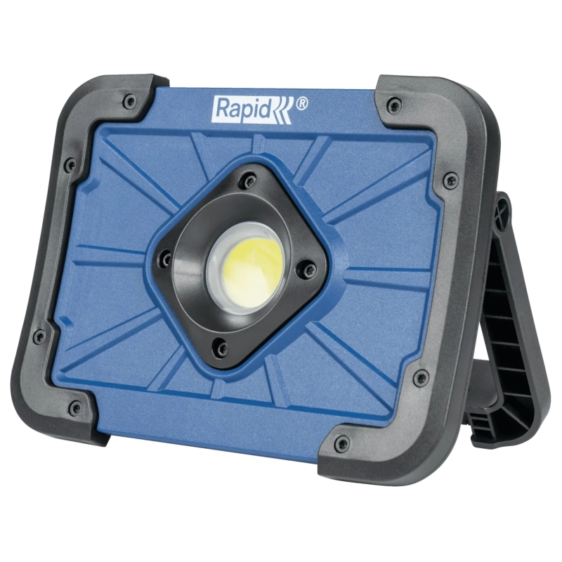 Lampe de travail LED rechargeable 1000 lumens IP65 bleu noir