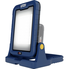 projecteur LED portable bleu noir