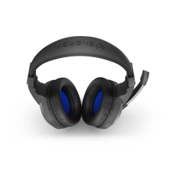 casque gaming noir micro LED