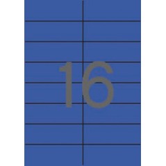 ✅ Apli Étiquettes permanentes bleues 105,0 x 37,0 mm 20 feuilles couleur bleu en stock