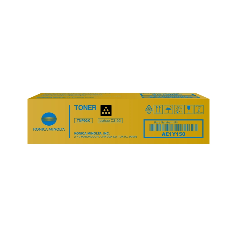 Konica Minolta TNP92 Toner noir 6000 pages Konica Minolta TNP92 Toner noir 6000 pages