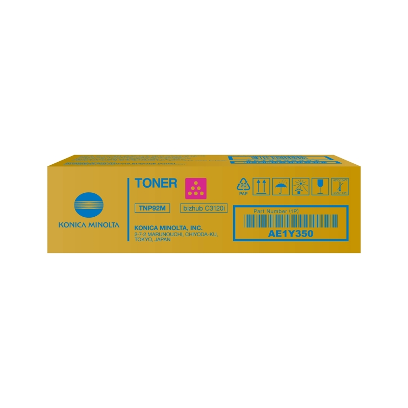 Toner Konica Minolta TNP92 magenta 4000 pages d'origine Toner Konica Minolta TNP92 magenta 4000 pages d'origine