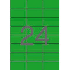 ✅ Apli Permanent Green Labels 70,0 x 37,0 mm 20 Feuilles couleur vert en stock