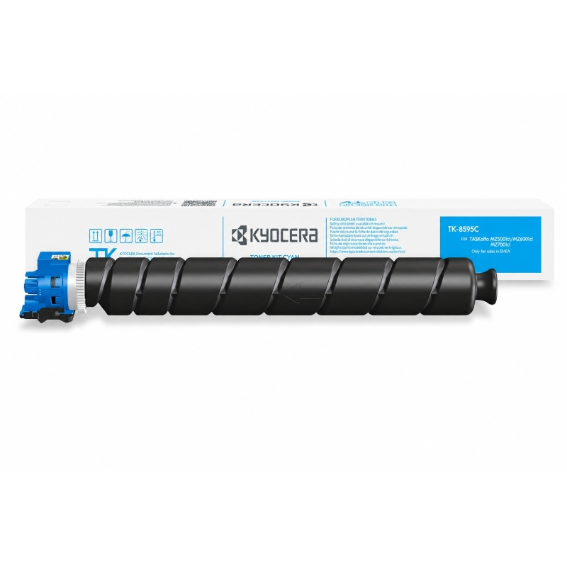 Kyocera TK8595 Toner cyan d'origine 24000 pages Kyocera TK8595 Toner cyan d'origine 24000 pages