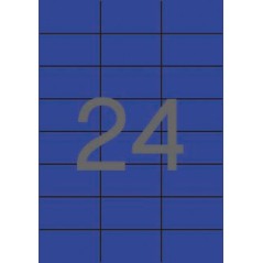 ✅ Apli Étiquettes permanentes bleues 70,0 x 37,0 mm 20 feuilles couleur bleu en stock
