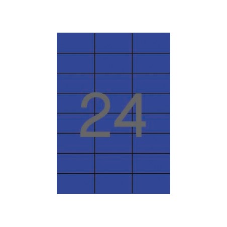 ✅ Apli Étiquettes permanentes bleues 70,0 x 37,0 mm 20 feuilles couleur bleu en stock