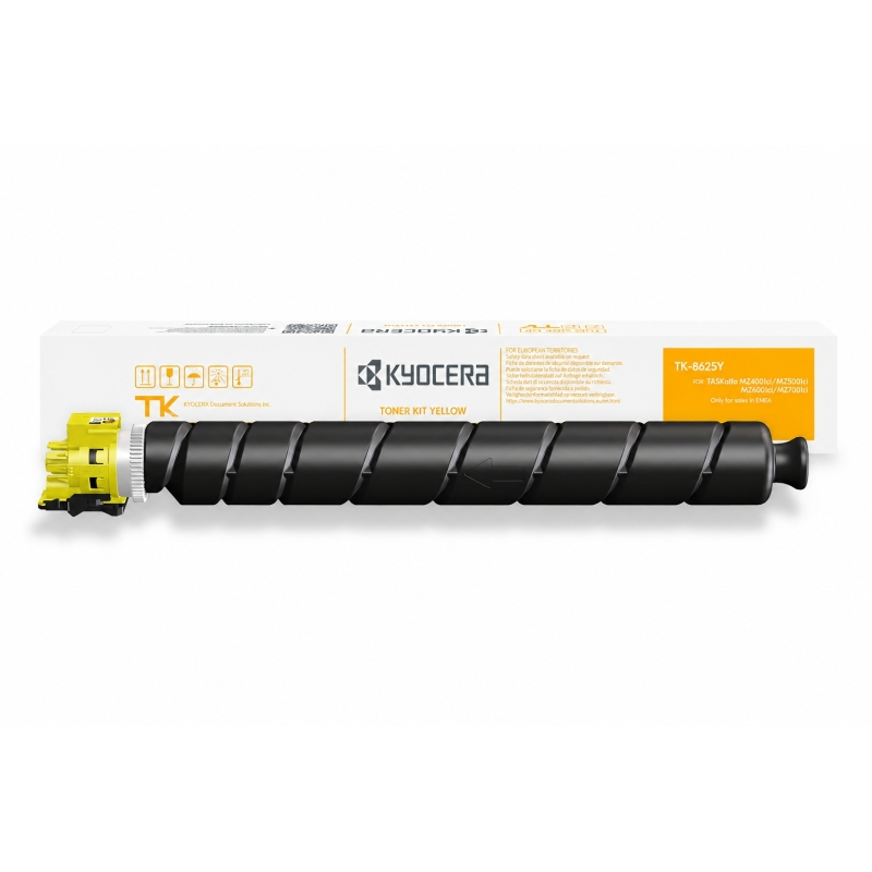 Toner jaune d'origine Kyocera TK8625 24000 pages
