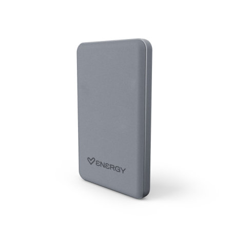 Batterie externe magnétique sans fil 5000 mAh gris Energy Sistem