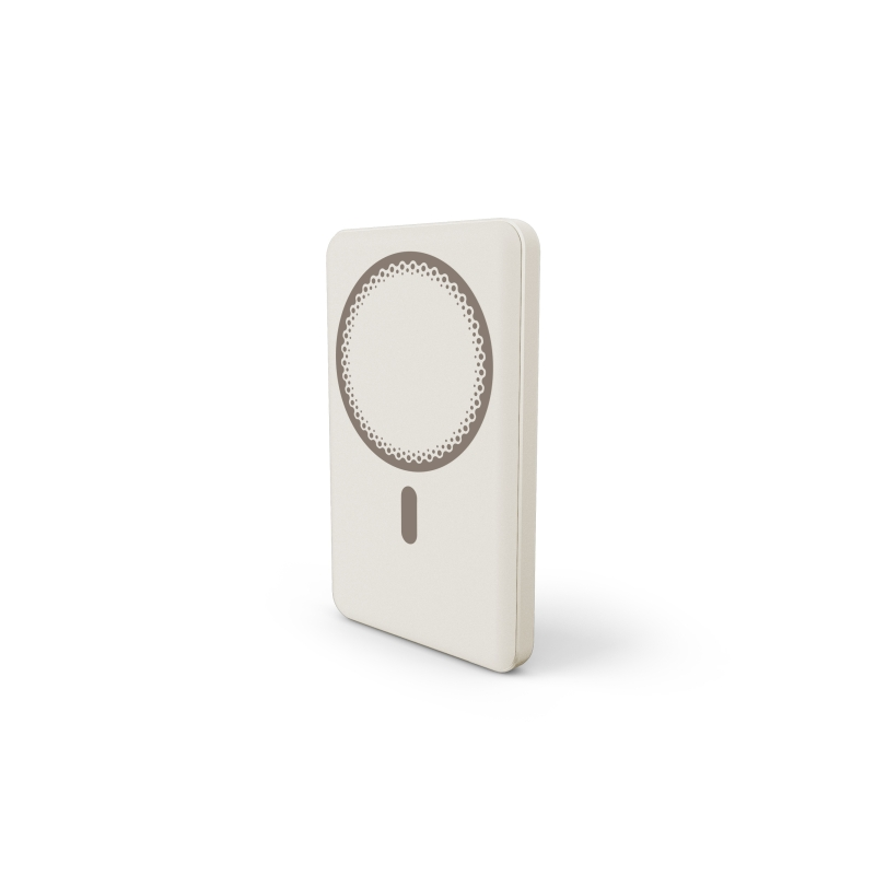 Powerbank magnétique sans fil 5000 mAh crème Energy Sistem