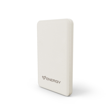 Powerbank magnétique sans fil 5000 mAh crème Energy Sistem