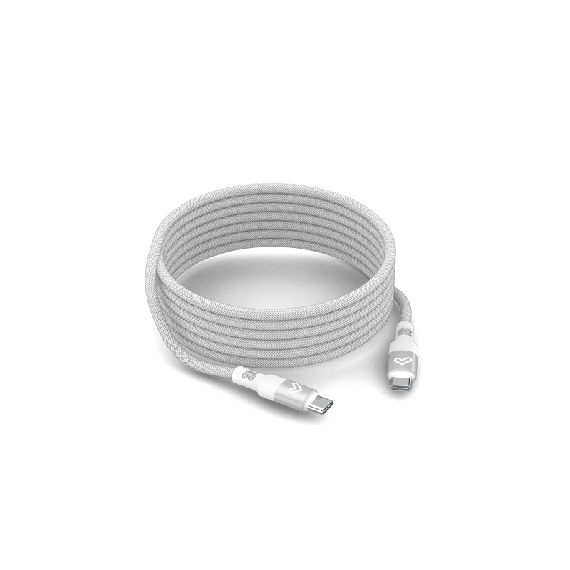 Câble USB-C 2.0 Energy Sistem 60W Blanc Câble USB-C 2.0 Energy Sistem 60W Blanc
