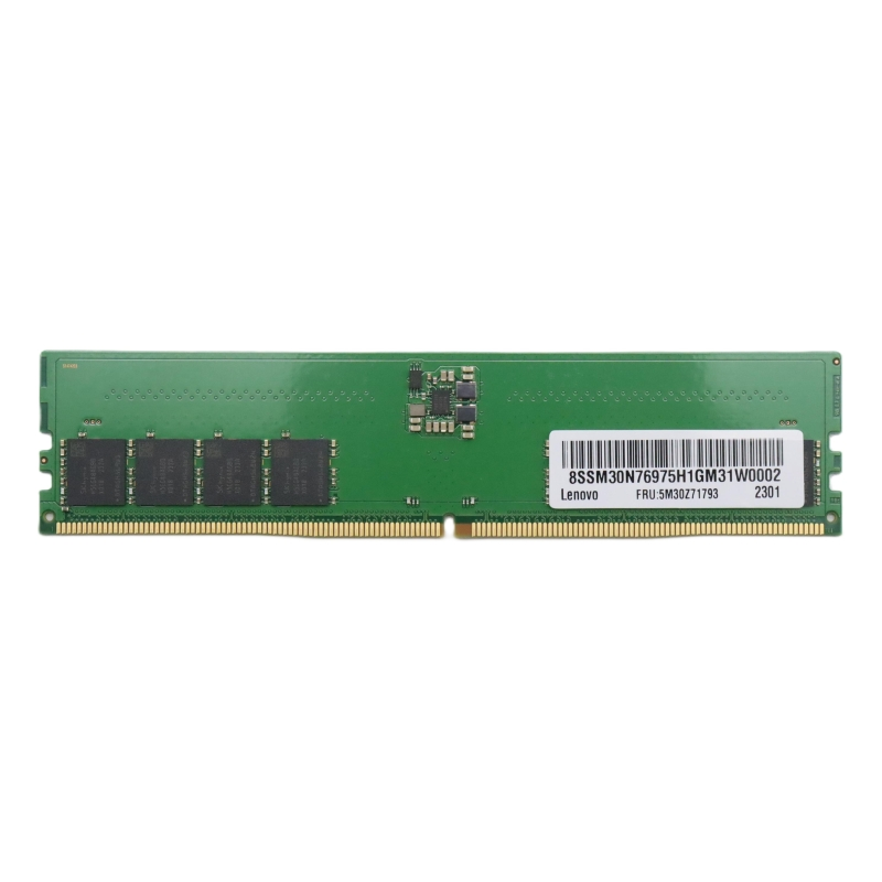 Mémoire RAM Lenovo DDR5 16Go 5600MHz CL40 vert Mémoire RAM Lenovo DDR5 16Go 5600MHz CL40 vert