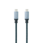 Câble USB-C 3m 20Gbps 100W 5A Vidéo 4K Thunderbolt 3 Gris Noir Câble USB-C 3m 20Gbps 100W 5A Vidéo 4K Thunderbolt 3 Gris Noir