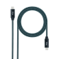 Câble USB-C 1,5m 20Gbps 100W 4K60Hz E-mark gris/noir Câble USB-C 1,5m 20Gbps 100W 4K60Hz E-mark gris/noir