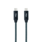 Câble USB-C 1,5m 20Gbps 100W 4K60Hz E-mark gris/noir Câble USB-C 1,5m 20Gbps 100W 4K60Hz E-mark gris/noir