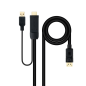 Nanocable Câble HDMI 2.0 vers DisplayPort 1.2 1,8m Noir