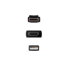 Nanocable Câble HDMI 2.0 vers DisplayPort 1.2 1,8m Noir