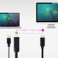 Nanocable Câble HDMI 2.0 vers DisplayPort 1.2 1,8m Noir