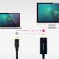 Câble convertisseur USB-C vers HDMI 4K 3m noir