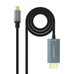 câble USB-C HDMI noir