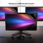 Nanocable Convertisseur DisplayPort vers HDMI DVI VGA Noir