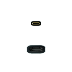 Convertisseur Nanocable USB-C vers DisplayPort 8K 60Hz Gris 15cm
