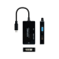 Convertisseur Nanocable USB-C vers HDMI DVI VGA 4K Noir Convertisseur Nanocable USB-C vers HDMI DVI VGA 4K Noir