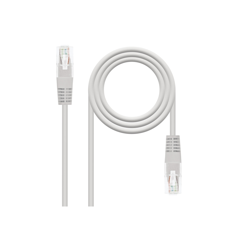 Câble réseau RJ45 Cat6 25m UTP gris Nanocable Câble réseau RJ45 Cat6 25m UTP gris Nanocable