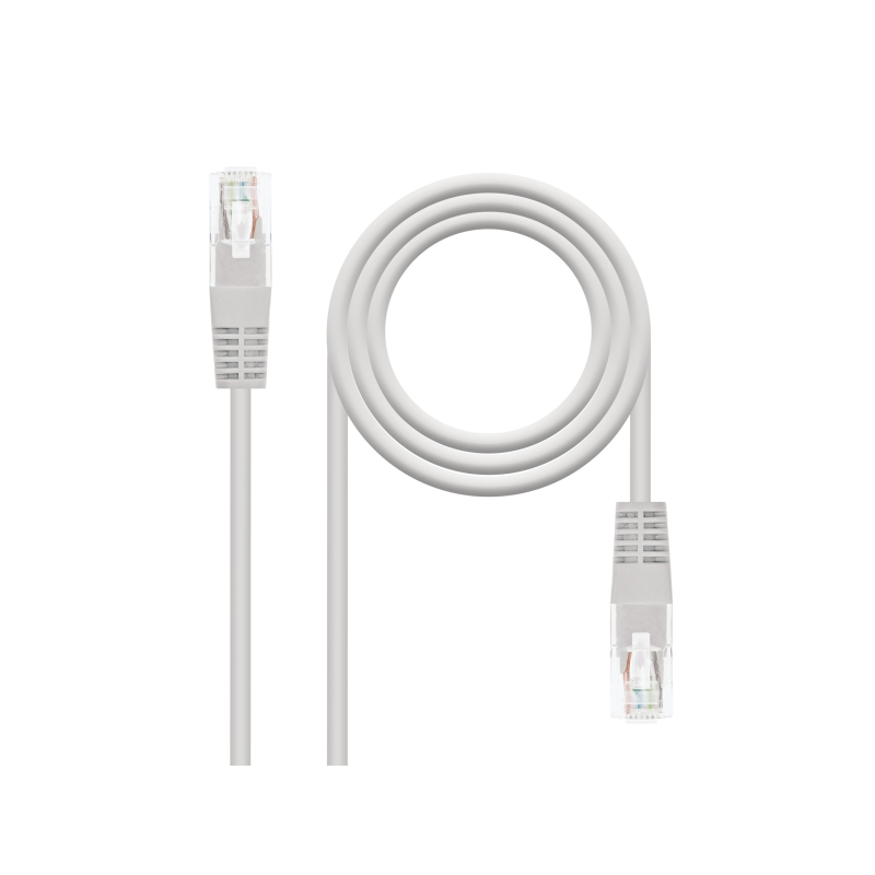 Câble réseau Cat6 30m UTP RJ45 gris Nanocable Câble réseau Cat6 30m UTP RJ45 gris Nanocable