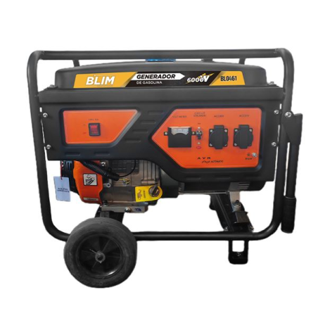 Générateur électrique essence 6kW Blim 420cc noir/orange