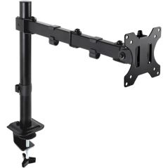support moniteur noir bureau Tooq