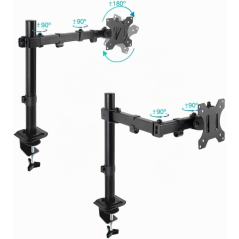 Tooq Support de Table pour Moniteur 17-32" Noir VESA 8kg