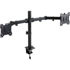 support double moniteur noir Tooq