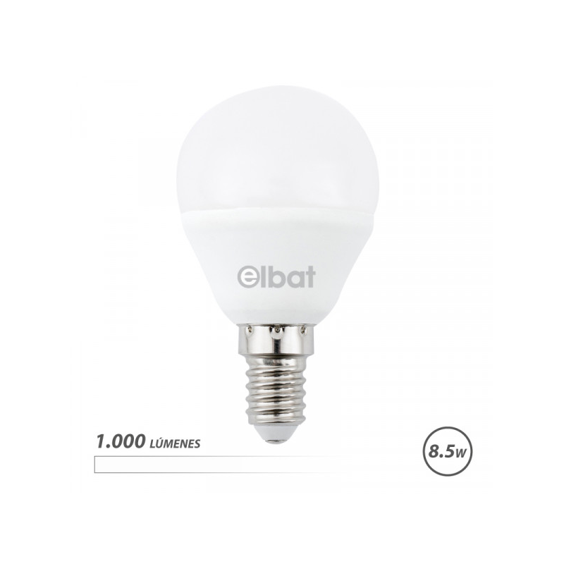 Elbat G45 Ampoule LED 8.5W E14 1000lm Blanc 4000K