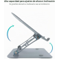 Support ordinateur portable aluminium réglable 11-17,3" gris