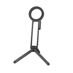 support trépied magnétique smartphone noir