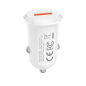 XO CC68 Chargeur de voiture 18W USB-A Quick Charge 3.0 Blanc