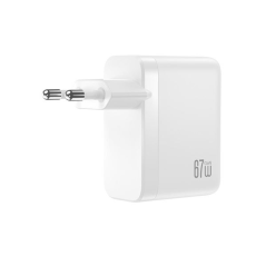 Chargeur mural XO CE39 4 ports USB-C/USB-A 67W blanc