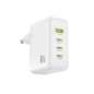 Chargeur mural XO CE39 4 ports USB-C/USB-A 67W blanc