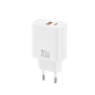 XO CE40 Chargeur Mural USB-A USB-C 20W Power Delivery Blanc XO CE40 Chargeur Mural USB-A USB-C 20W Power Delivery Blanc