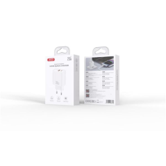 chargeur mural blanc XO double port