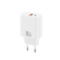 Chargeur mural XO CE42 USB-A 22,5W USB-C 30W Blanc